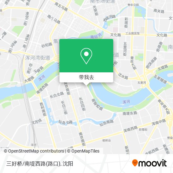 三好桥/南堤西路(路口)地图