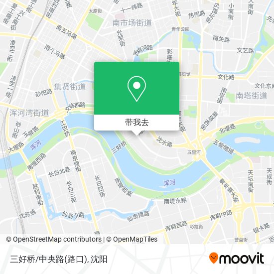三好桥/中央路(路口)地图