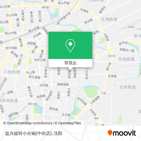 益兴旋转小火锅(中街店)地图