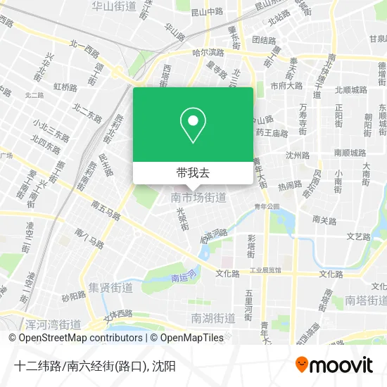十二纬路/南六经街(路口)地图