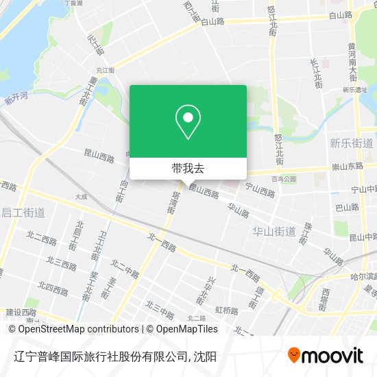辽宁普峰国际旅行社股份有限公司地图