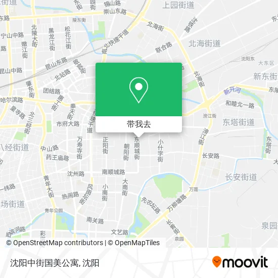 沈阳中街国美公寓地图