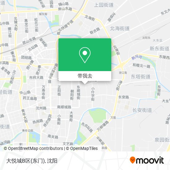 大悦城B区(东门)地图