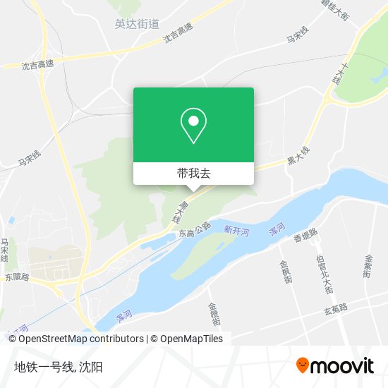 地铁一号线地图