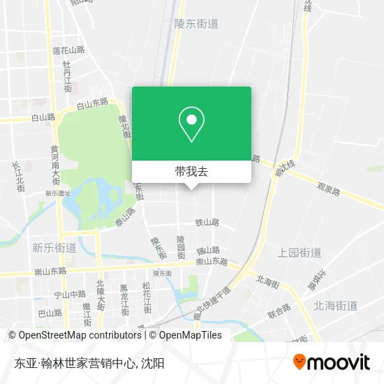 东亚·翰林世家营销中心地图