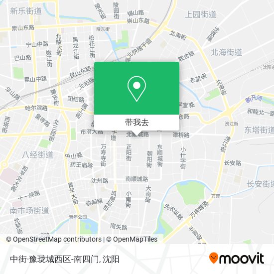 中街·豫珑城西区-南四门地图