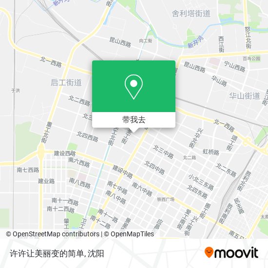 许许让美丽变的简单地图