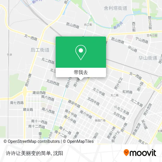 许许让美丽变的简单地图