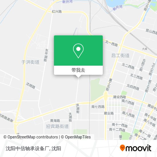 沈阳中信轴承设备厂地图