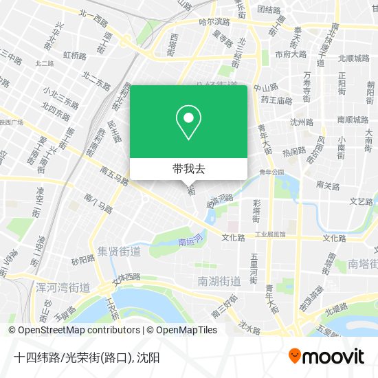 十四纬路/光荣街(路口)地图
