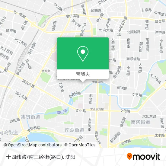 十四纬路/南三经街(路口)地图