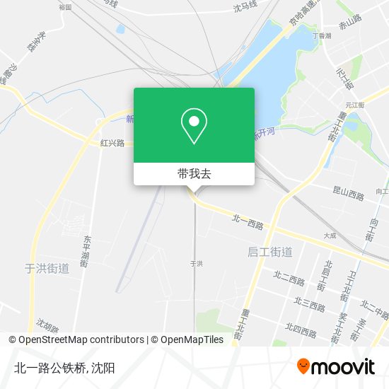 北一路公铁桥地图