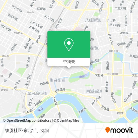 铁厦社区-东北1门地图