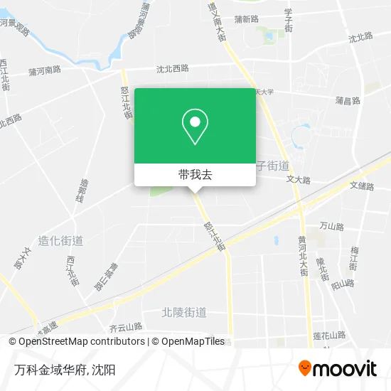 万科金域华府地图