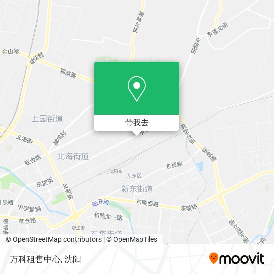 万科租售中心地图