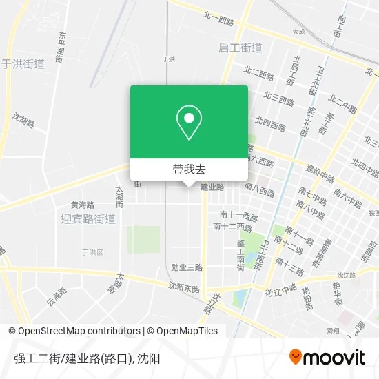 强工二街/建业路(路口)地图