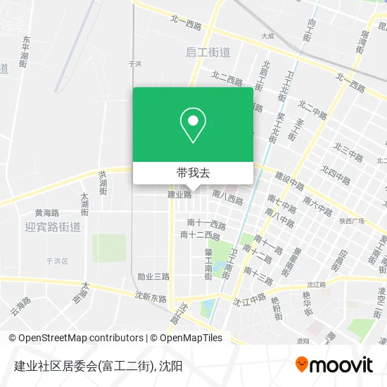建业社区居委会(富工二街)地图