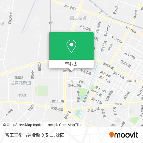 富工三街与建业路交叉口地图