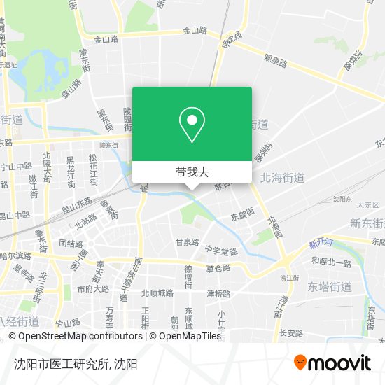 沈阳市医工研究所地图