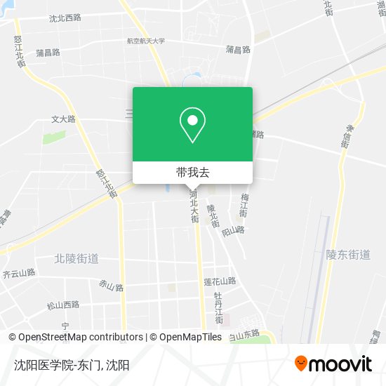 沈阳医学院-东门地图