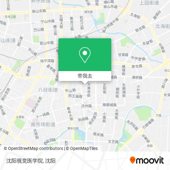 沈阳视觉医学院地图
