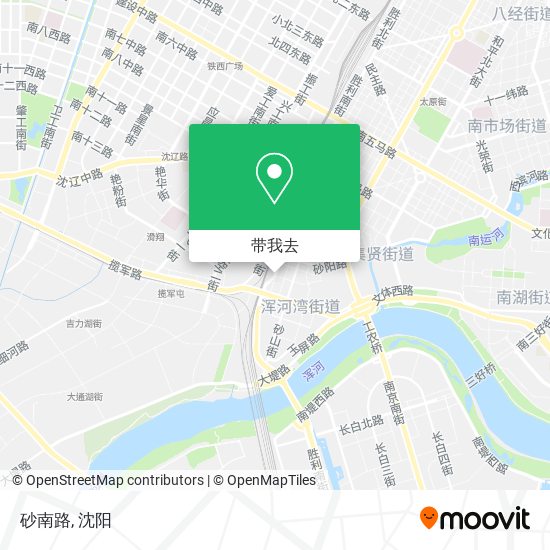 砂南路地图