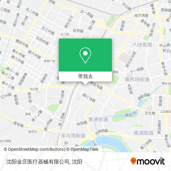 沈阳金庄医疗器械有限公司地图