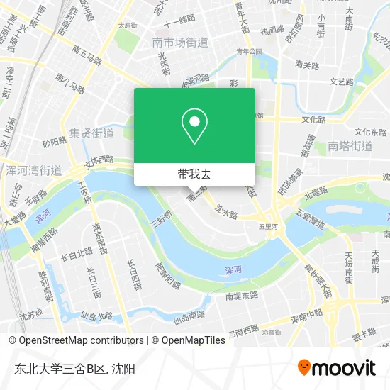 东北大学三舍B区地图