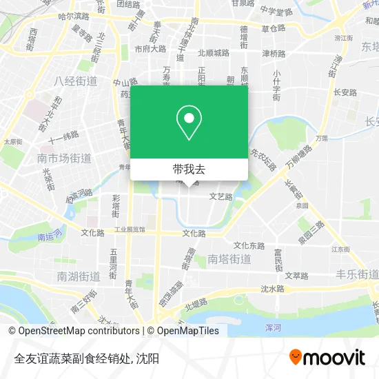 全友谊蔬菜副食经销处地图