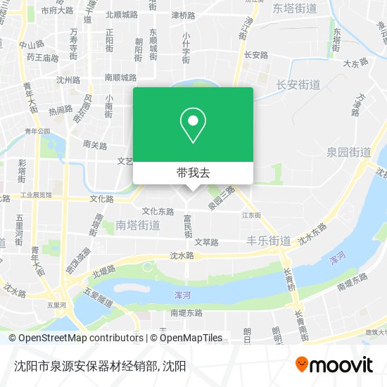 沈阳市泉源安保器材经销部地图