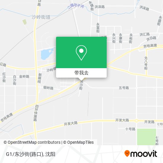 G1/东沙街(路口)地图