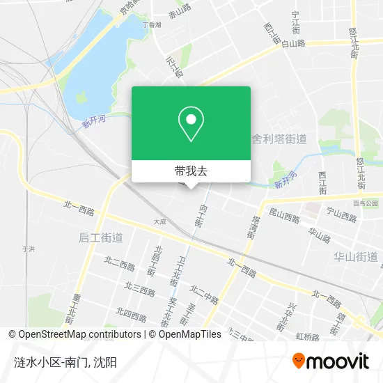 涟水小区-南门地图