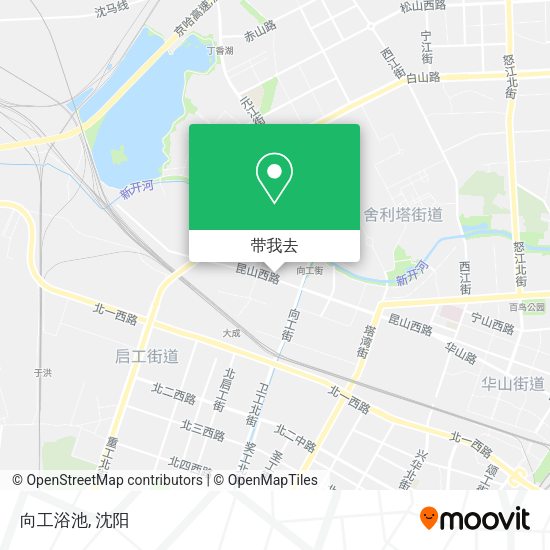 向工浴池地图