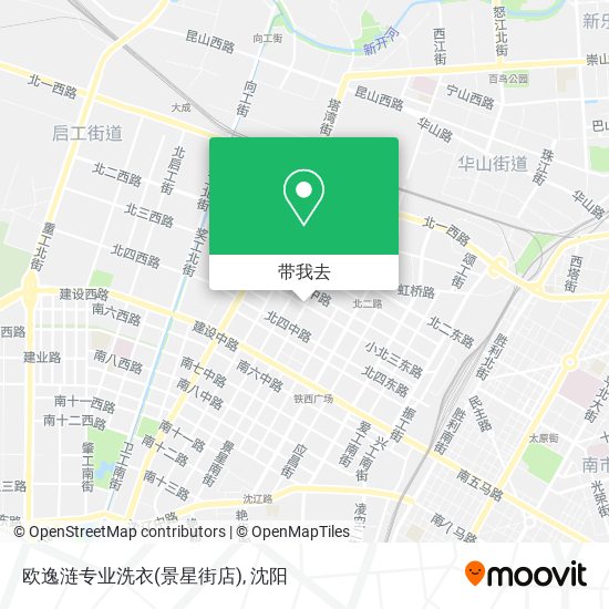 欧逸涟专业洗衣(景星街店)地图
