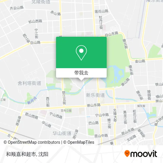 和顺嘉和超市地图