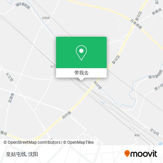 皇姑屯线地图