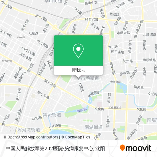 中国人民解放军第202医院-脑病康复中心地图