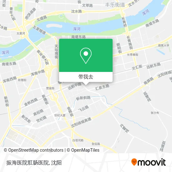 振海医院肛肠医院地图