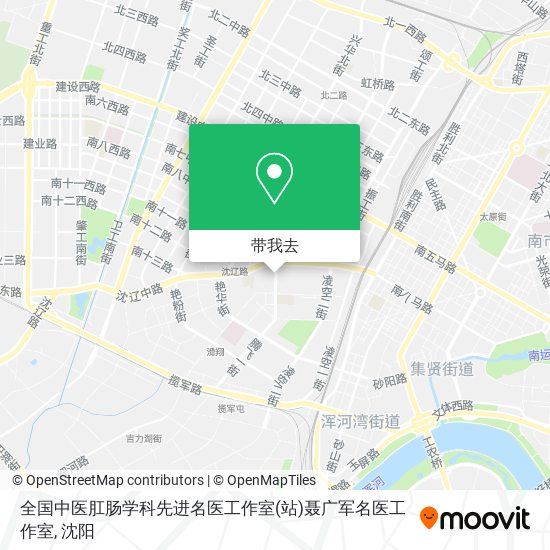 全国中医肛肠学科先进名医工作室(站)聂广军名医工作室地图
