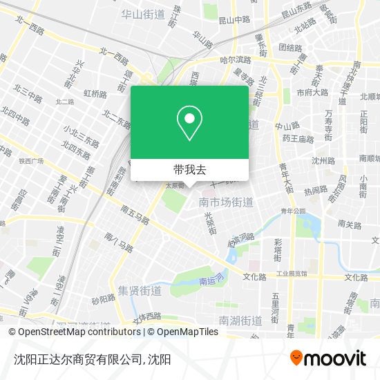 沈阳正达尔商贸有限公司地图