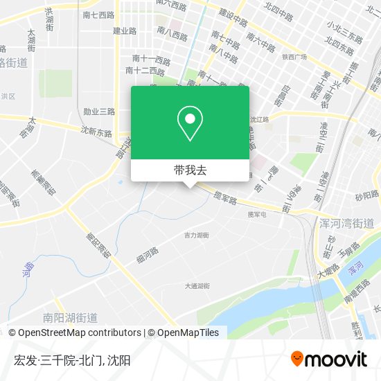宏发·三千院-北门地图
