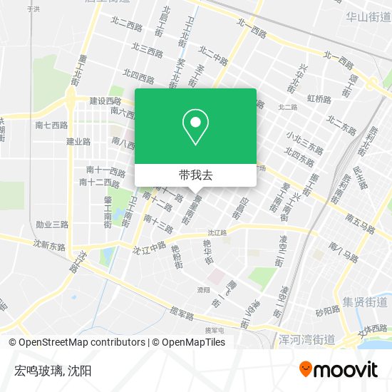 宏鸣玻璃地图