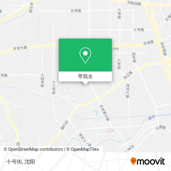 十号街地图