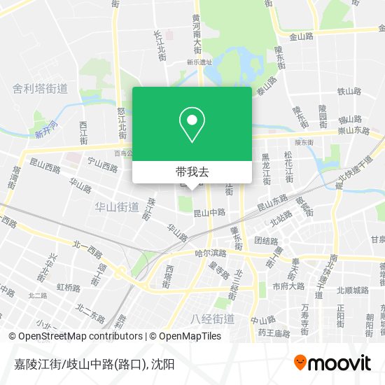 嘉陵江街/歧山中路(路口)地图