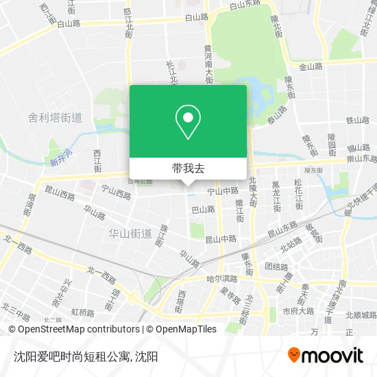 沈阳爱吧时尚短租公寓地图