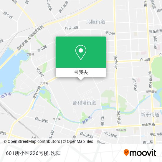 601所小区226号楼地图