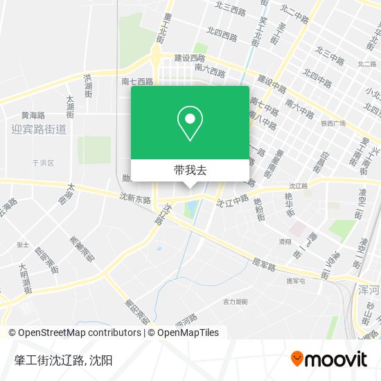 肇工街沈辽路地图