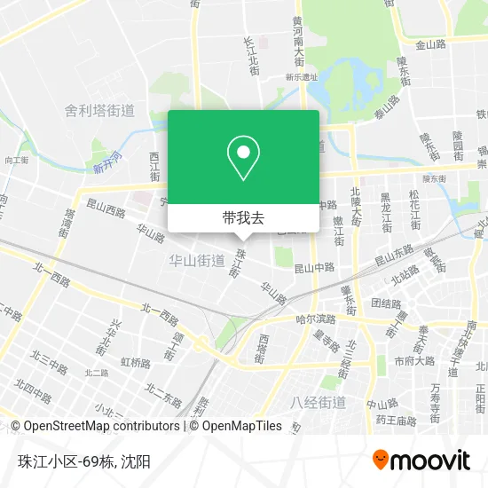 珠江小区-69栋地图