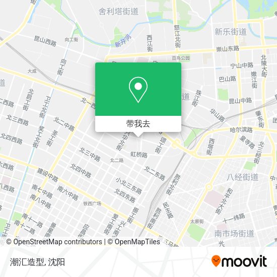 潮汇造型地图