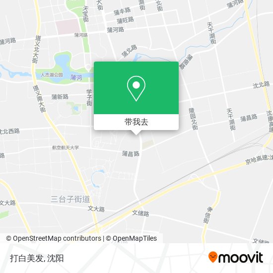打白美发地图